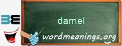 WordMeaning blackboard for darnel